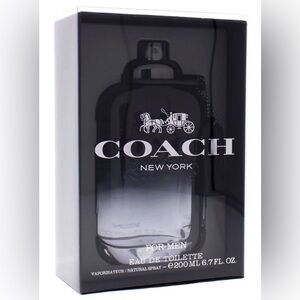 Coach New York Eau de Toilette for Men - Black and Silver